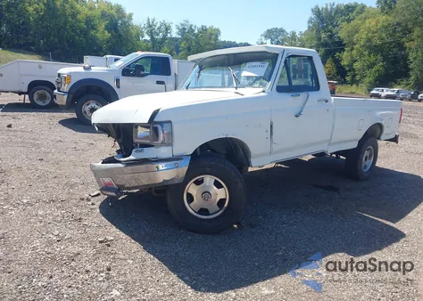 1987 Ford F250 from USA, damaged, VIN 1FTEF26Y7HNA96074